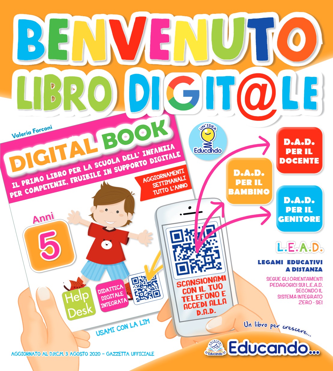 BENVENUTO LIBRO DIGITALE – SCOPRIRE 5 ANNI – Educando Libri